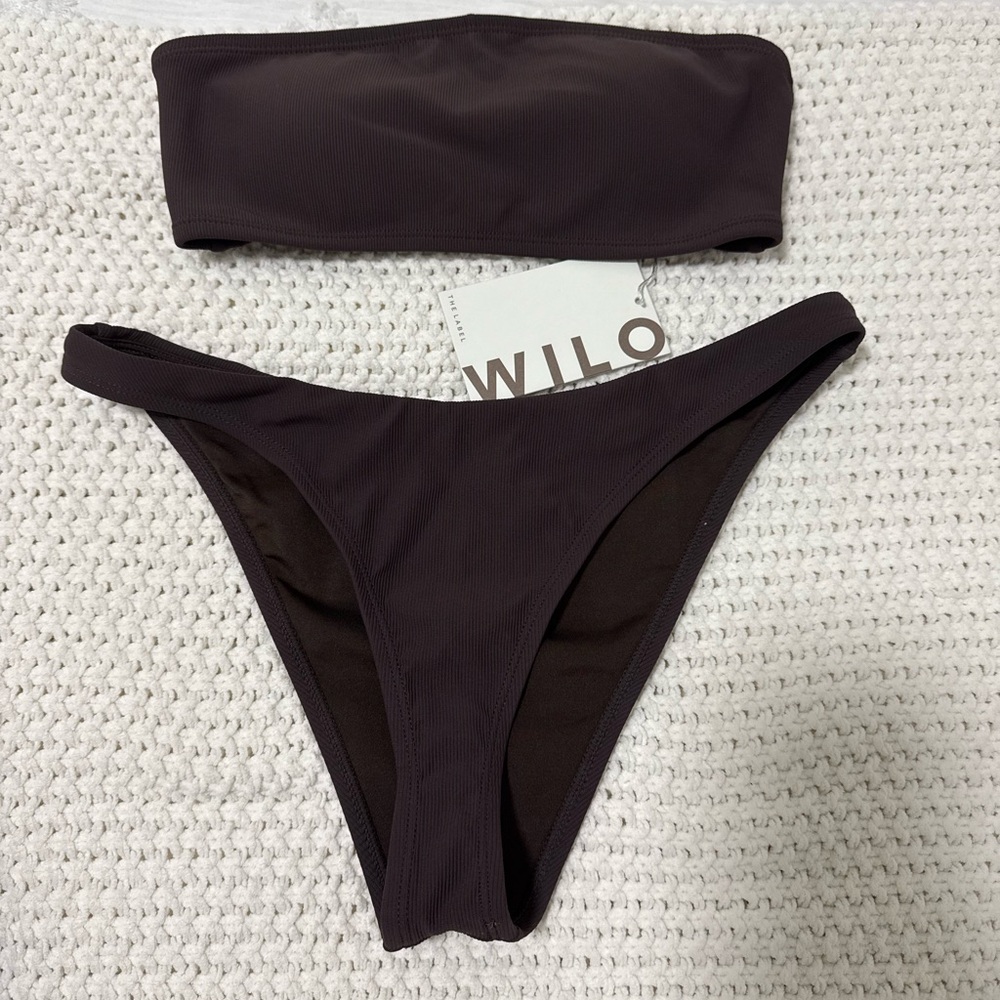 Wilo The Label Women's Brown Bikini Set
